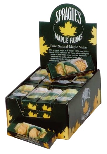 Box of 12 - 0.75oz boxes of maple sugar